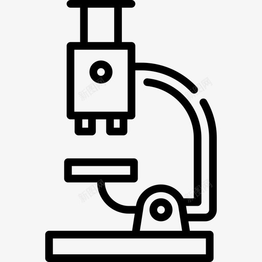 显微镜药学12线性图标svg_新图网 https://ixintu.com 显微镜 线性 药学12