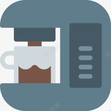 浓缩咖啡饮料6杯淡咖啡图标图标