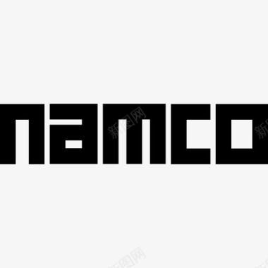 Namco视频游戏徽标5线性图标图标