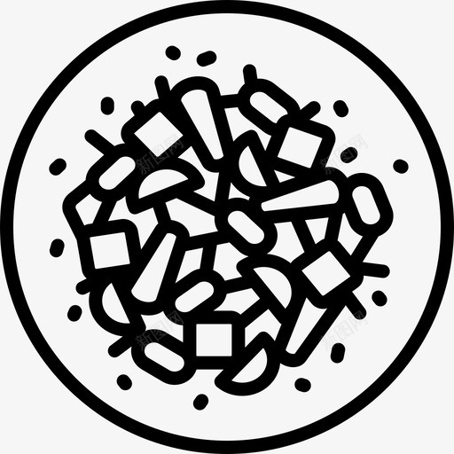 佛喜中餐8直系图标svg_新图网 https://ixintu.com 中餐8 佛喜 直系