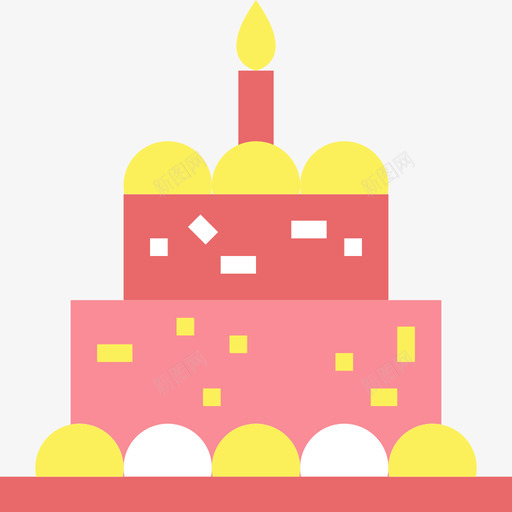生日蛋糕生日派对20平的图标svg_新图网 https://ixintu.com 平的 生日派对20 生日蛋糕