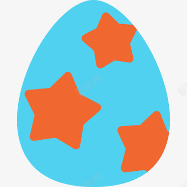 鸡蛋春季36扁平图标图标