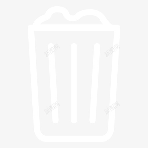 垃圾桶svg_新图网 https://ixintu.com 垃圾桶 Icon Set-02-13