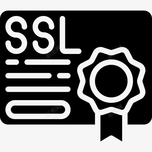 Ssl证书web托管18填充图标svg_新图网 https://ixintu.com Ssl证书 web托管18 填充