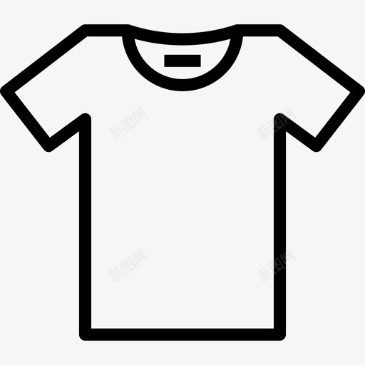 衬衫购物65直线型图标svg_新图网 https://ixintu.com 直线型 衬衫 购物65