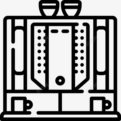 自动售货机自动售货机3直线式图标svg_新图网 https://ixintu.com 直线式 自动售货机 自动售货机3