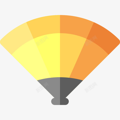 风扇夏季14扁平图标svg_新图网 https://ixintu.com 夏季14 扁平 风扇