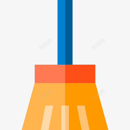 扫帚卫生常规5扁平图标svg_新图网 https://ixintu.com 卫生常规5 扁平 扫帚