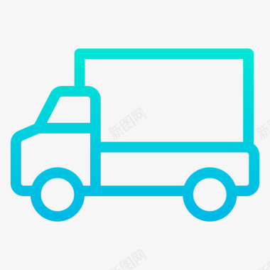 运输卡车施工和工具5坡度图标图标