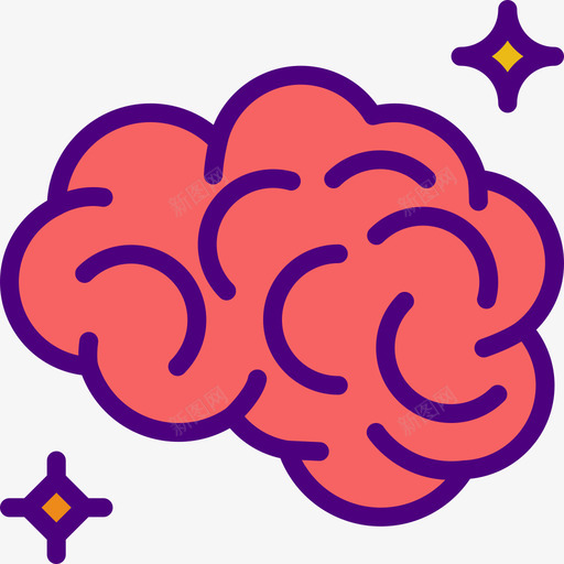 大脑教育137线性颜色图标svg_新图网 https://ixintu.com 大脑 教育137 线性颜色