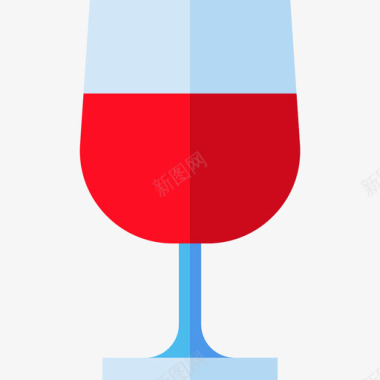 酒杯鸡尾酒12杯平的图标图标