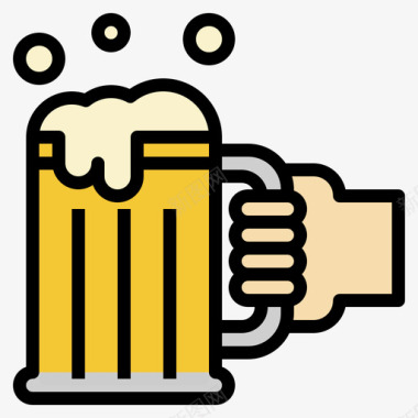 品脱啤酒22原色图标图标