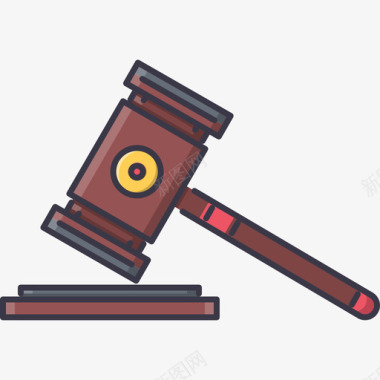 法官法律6颜色图标图标