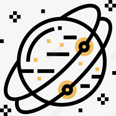 海王星宇航技术3黄影图标图标