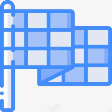 旗帜体育和游戏5蓝色图标图标