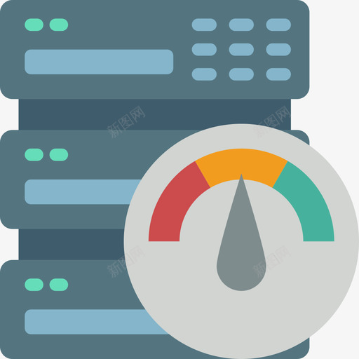 网络网络性能3扁平图标svg_新图网 https://ixintu.com 扁平 网络 网络性能3