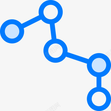 星座太空77蓝色图标图标
