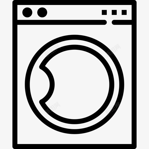洗衣机家具和家用电器13台直列式图标svg_新图网 https://ixintu.com 家具和家用电器13台 洗衣机 直列式