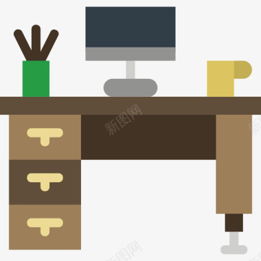 办公桌家具家用2公寓图标图标