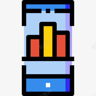智能手机智能手机功能2线性颜色图标图标