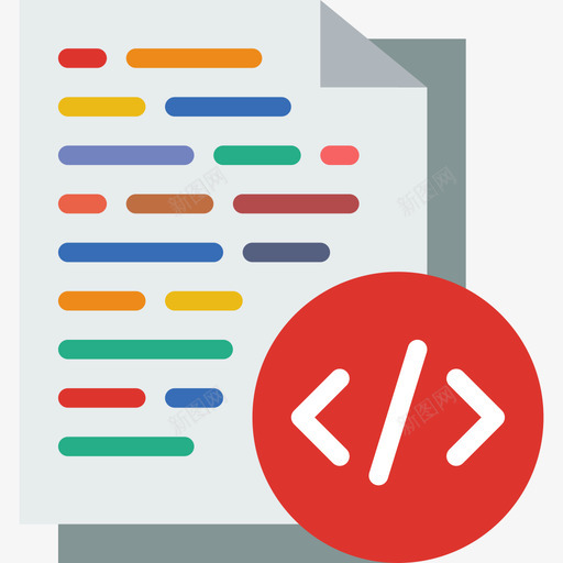 编码网页搜索引擎优化平面图标svg_新图网 https://ixintu.com 平面 编码 网页搜索引擎优化