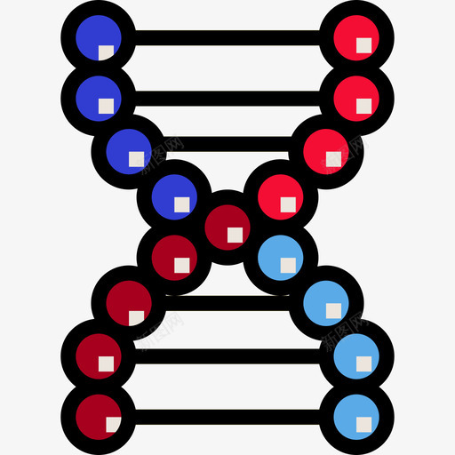 Dna医疗保健10线性颜色图标svg_新图网 https://ixintu.com Dna 医疗保健10 线性颜色