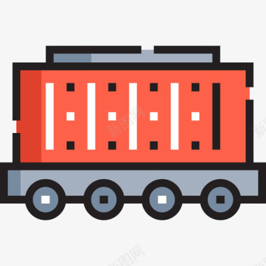 火车运输87线颜色图标图标