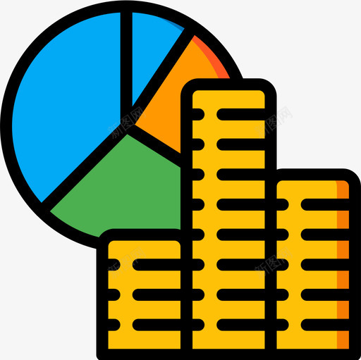条形图会计5线颜色图标svg_新图网 https://ixintu.com 会计5 条形图 线颜色