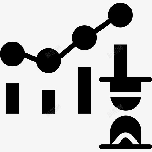 条形图分析5实心图标svg_新图网 https://ixintu.com 分析5 实心 条形图