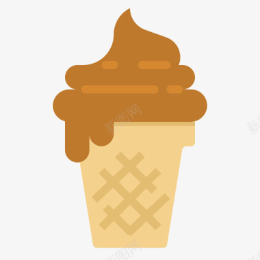 冰淇淋夏季48无糖图标图标