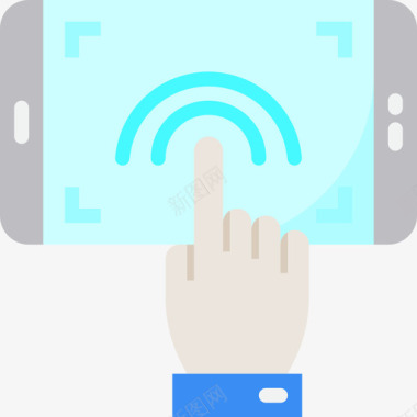 触摸屏智能手机应用4平板图标图标