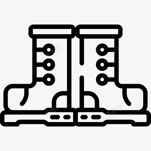 靴子冒险26直线型图标svg_新图网 https://ixintu.com 冒险26 直线型 靴子