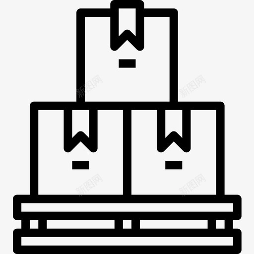 托盘购物114直线图标svg_新图网 https://ixintu.com 托盘 直线 购物114