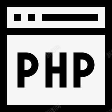 Php编程19线性图标图标