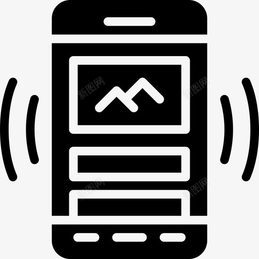 智能手机用户界面mobile4固态图标svg_新图网 https://ixintu.com 固态 智能手机 用户界面mobile4