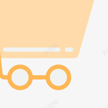 购物车购物和电子商务6扁平图标图标