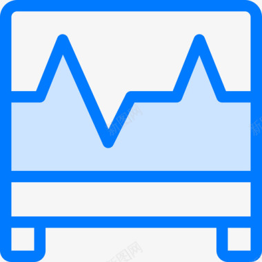 心率医疗110蓝色图标图标