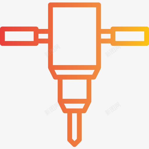 钻机施工工具5坡度图标svg_新图网 https://ixintu.com 坡度 施工工具5 钻机