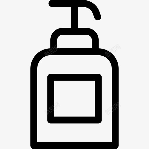 香皂美容和水疗5线性图标svg_新图网 https://ixintu.com 线性 美容和水疗5 香皂