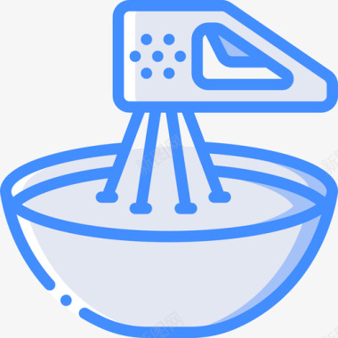 搅拌器烹饪53蓝色图标图标