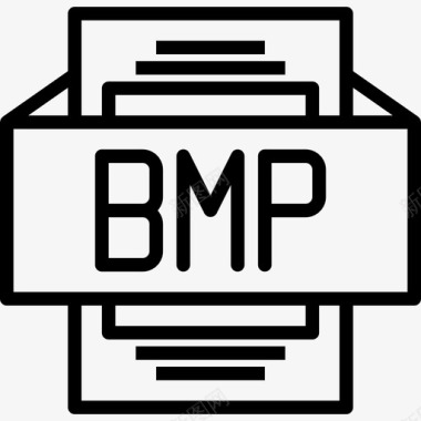 Bmp文件类型3线性图标图标