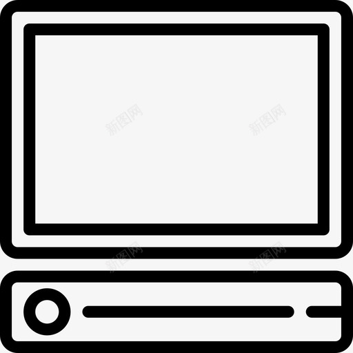 计算机计算机硬件3线性图标svg_新图网 https://ixintu.com 线性 计算机 计算机硬件3