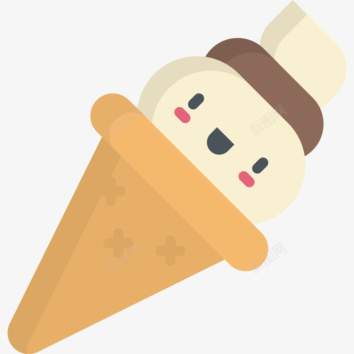 冰淇淋糖果店4平铺图标svg_新图网 https://ixintu.com 冰淇淋 平铺 糖果店4