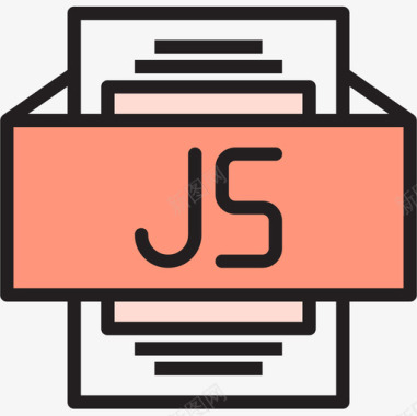 Js文件类型2线性颜色图标图标