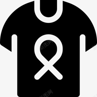 衬衫世界癌症意识日3填充图标图标