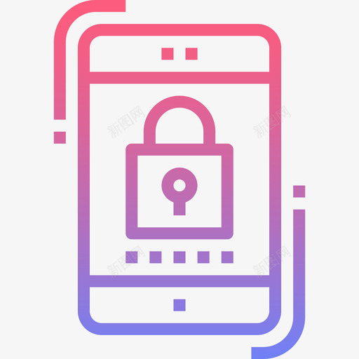 电话安全65线性梯度图标svg_新图网 https://ixintu.com 安全65 电话 线性梯度