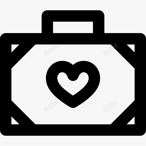 手提箱love37直线型图标svg_新图网 https://ixintu.com love37 手提箱 直线型