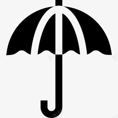 雨伞包裹交付16填充图标图标