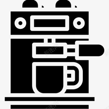 浓缩咖啡咖啡厅67纯色图标图标