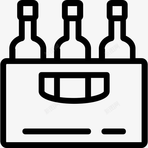 瓶子饮料和饮料5线性图标svg_新图网 https://ixintu.com 瓶子 线性 饮料和饮料5